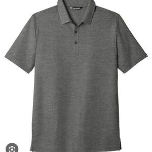 Men's Travis Mathew Grey Polo Shirt - Classic Short Sleeve